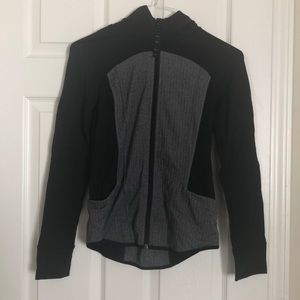 Black Hooded Ivivva Zip Up Hoodie